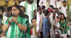 Kavitha Deeksha: నీళ్లు కూడా తాగను.. 72 గంటలు కవిత నిరాహార దీక్ష..