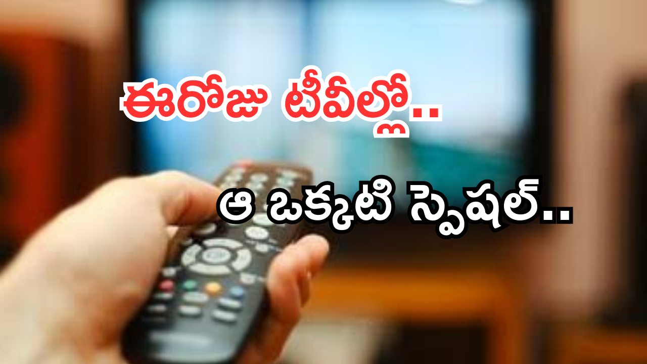Today Movies in TV : ఆదివారం టీవీలల్లోకి రాబోతున్న సినిమాలు.. ఆ రెండు మస్ట్ వాచ్..